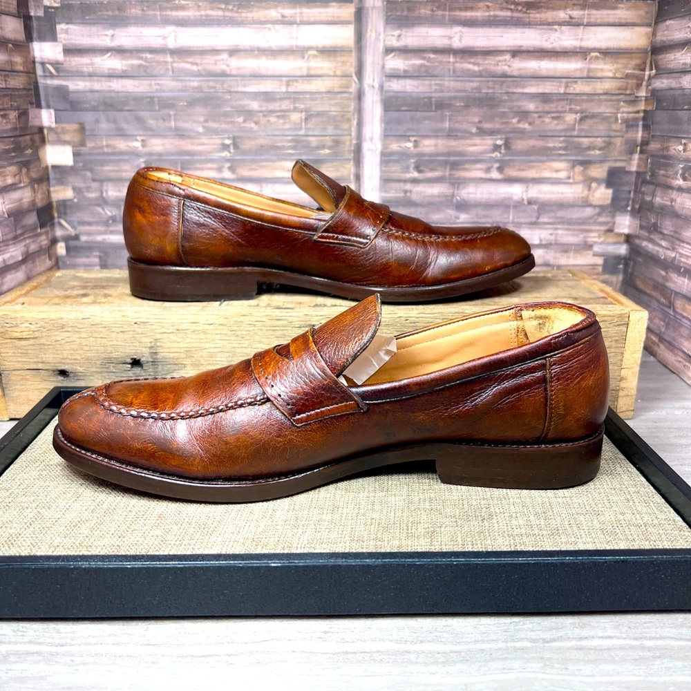 Alan Payne Men's Shoes Penny Loafer Tan 9.5 L